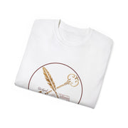 Vintage Key & Feather Unisex Ultra Cotton Tee, Gifts for Book Lovers, Literary T-Shirt, Unique Casual Wear, Ideal for Birthdays