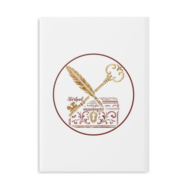 Vintage-Inspired Hardcover Notebook, Journal for Writers, Gift for Students, Office Supplies, Creative Writing Portfolio, Unique Stationery