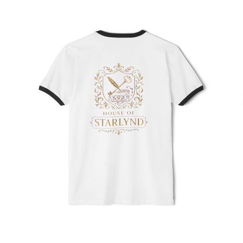 House of Starlynd Unisex Cotton Ringer T-Shirt, Vintage Graphic Tee, Fan Gift, Casual Wear, Family Reunion, Birthday Present