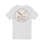 Vintage Key & Feather Tee | Unisex Short Sleeve V-Neck | Gift for Writers, Book Lovers, and Dreamers, Perfect for Birthdays or Holidays