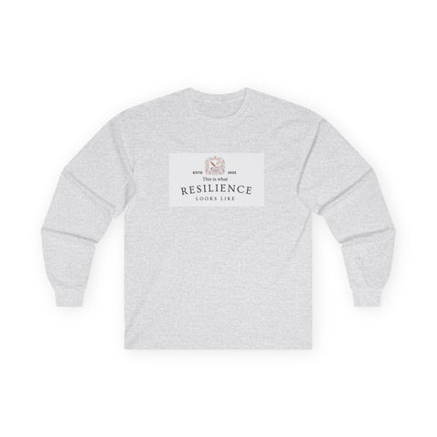 Resilience Looks Like Long Sleeve Tee — Inspirational Mental Health Shirt
