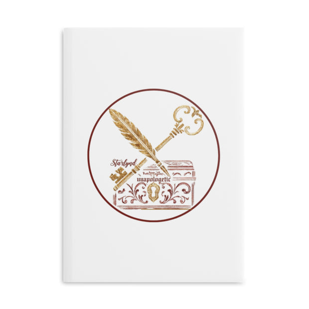 Vintage-Inspired Hardcover Notebook, Journal for Writers, Gift for Students, Office Supplies, Creative Writing Portfolio, Unique Stationery