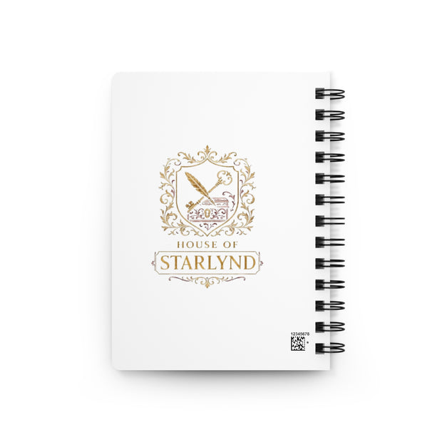 Personalized Spiral Bound Journal - House of Starlynd, Custom Notebook, Gift for Writers, Elegant Diary, Gold Emblem Design, Creative [...]