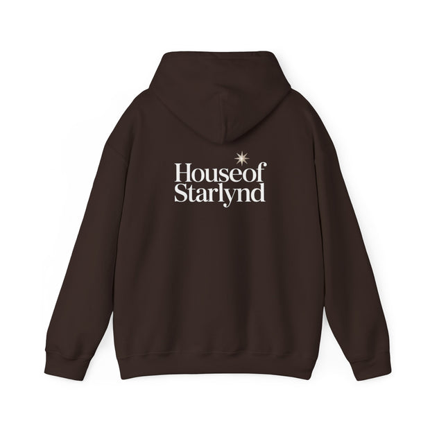 Cozy Personalized Hooded Sweatshirt, Casual Wear, Gift for Friends, Unique Fashion, Everyday Comfort, House of Starlynd Design