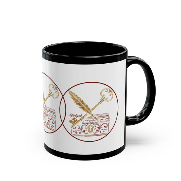 Elegant Vintage Insignia Mug - Perfect Gift, Office Drinkware, Coffee Lovers, Tea Time, Home Decor