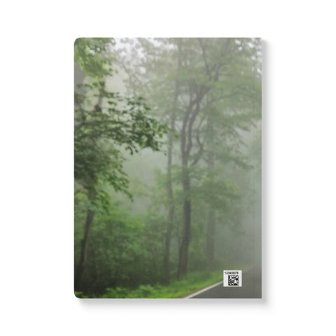 Scripting the Path: Foggy Forest Softcover Journal