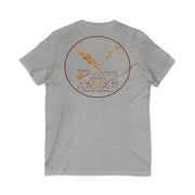 Vintage Key & Feather Tee | Unisex Short Sleeve V-Neck | Gift for Writers, Book Lovers, and Dreamers, Perfect for Birthdays or Holidays