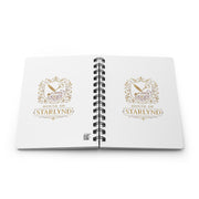 Personalized Spiral Bound Journal - House of Starlynd, Custom Notebook, Gift for Writers, Elegant Diary, Gold Emblem Design, Creative [...]