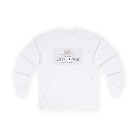 Resilience Looks Like Long Sleeve Tee — Inspirational Mental Health Shirt