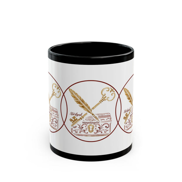 Elegant Vintage Insignia Mug - Perfect Gift, Office Drinkware, Coffee Lovers, Tea Time, Home Decor