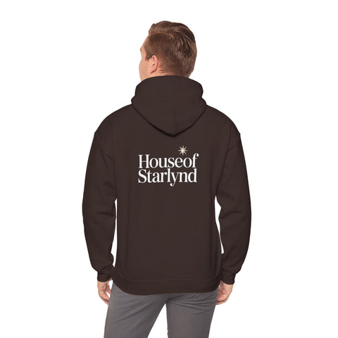 Cozy Personalized Hooded Sweatshirt, Casual Wear, Gift for Friends, Unique Fashion, Everyday Comfort, House of Starlynd Design