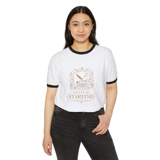 House of Starlynd Unisex Cotton Ringer T-Shirt, Vintage Graphic Tee, Fan Gift, Casual Wear, Family Reunion, Birthday Present