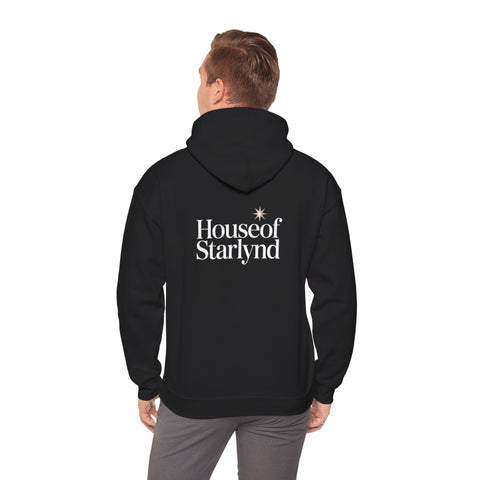 Cozy Personalized Hooded Sweatshirt, Casual Wear, Gift for Friends, Unique Fashion, Everyday Comfort, House of Starlynd Design