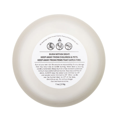 Elegant Frosted Glass Candle - 11oz, House of Starlynd, Luxurious Home Decor, Gift for Birthdays, Weddings, and Self-Care Moments