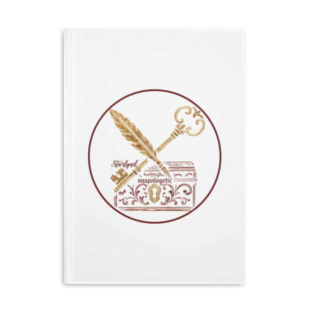 Vintage-Inspired Hardcover Notebook, Journal for Writers, Gift for Students, Office Supplies, Creative Writing Portfolio, Unique Stationery